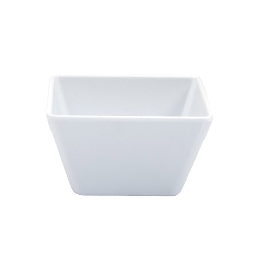 Melamine Bowl Square White 89mm 