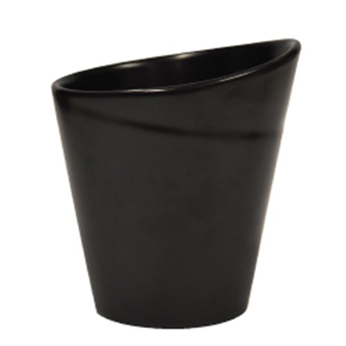 BASICS CHIP CUP MATTE BLK 90X102MM (6/48)