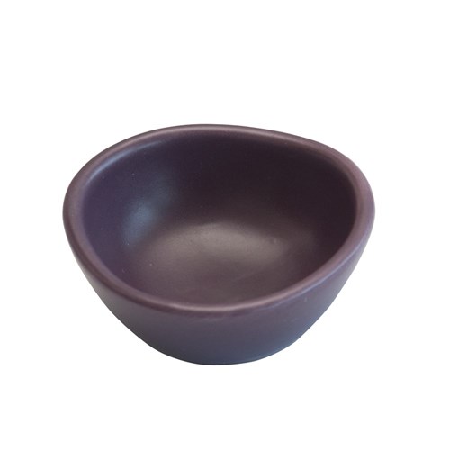 CAFE NERO DISH 60MM AUBERGINE (12/144)