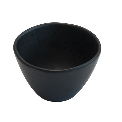 CAFE NERO DISH 90MM BLK W/- SPECKLES (6/96)