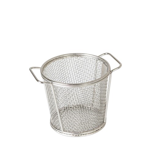 Brooklyn Service Basket Round Stainless Steel 80x90mm Moda
