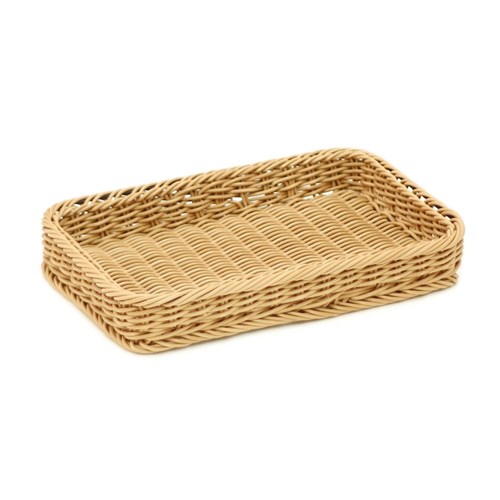 WOVEN BASKET RECT TRAY 350X230X50MM (2)