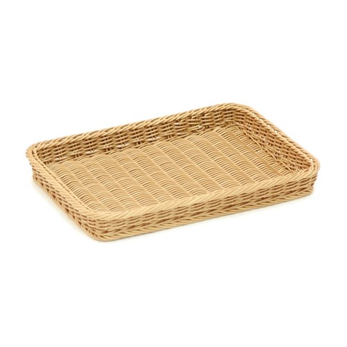 WOVEN BASKET RECT TRAY 400X300X50MM (2)