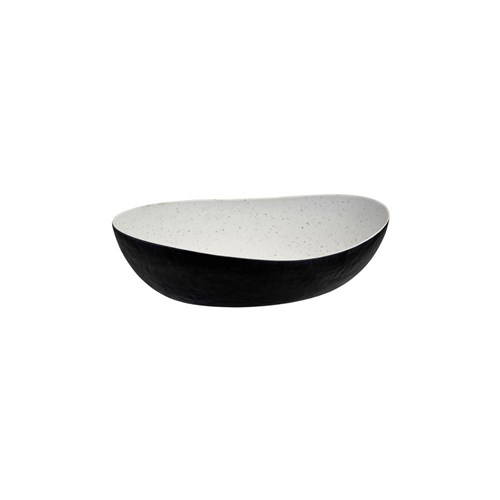 Emerge Black/White Melamine Bowl 270mm 