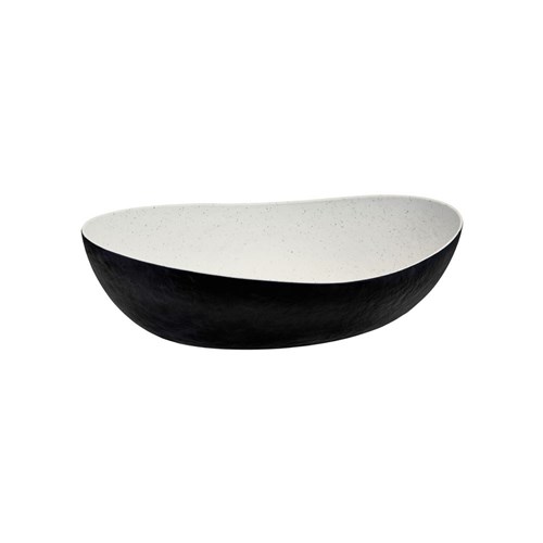 Emerge Black/White Melamine Bowl 345mm