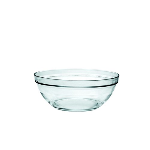 STACK EMPILABLE BOWL 200MM TUFF GLASS (6)