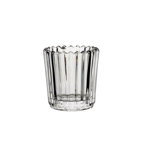 Ribbed Votive Candle Holder 70mm