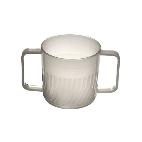 HEALTHCARE MUG DBL HANDLE 250ML NATURAL (24)