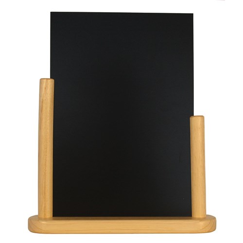 Elegant Wooden Table Chalkboard Natural Small 160x170mm