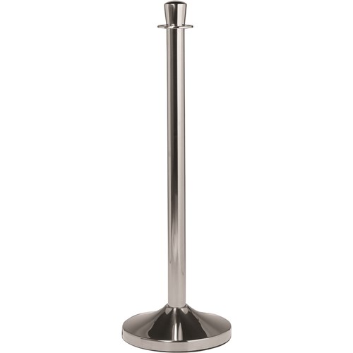 Classic Barrier Stanchion Post Chrome Tape 1m  