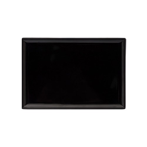 Melamine Platter Rectangle Black 350mm 