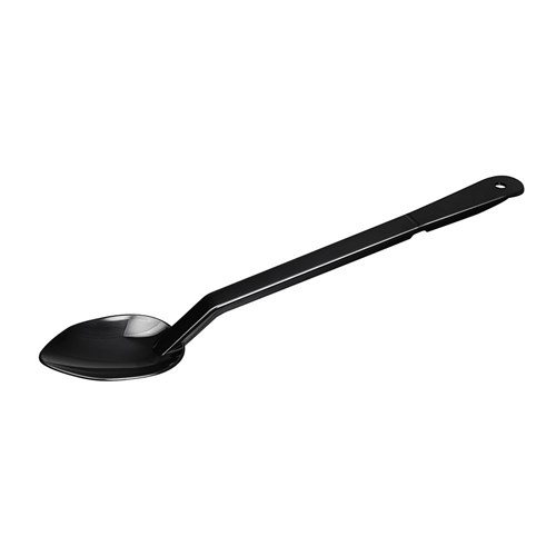 Solid Service Spoon Black Polycarb 325mm