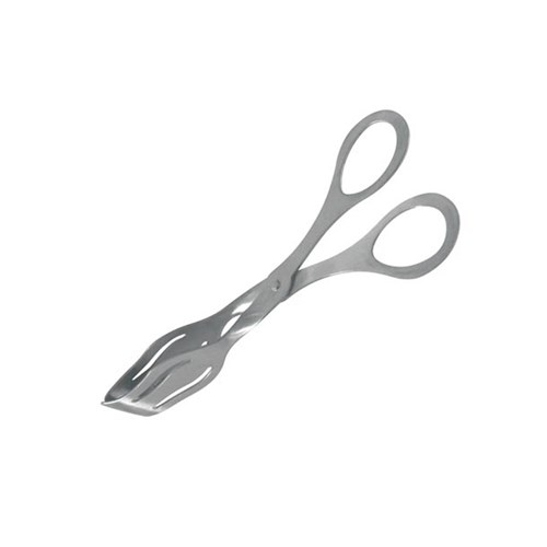 TONGS SERVING SCISSOR S/S 190MM