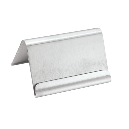 Buffet Card Holder Stainless Steel 60mm