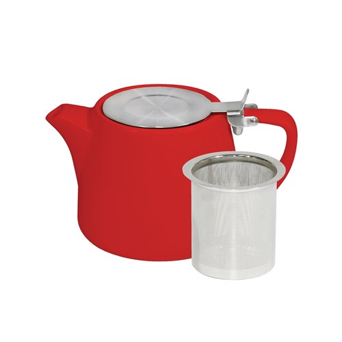 BREW CHILLI STACK TEAPOT 500ML W/- S/S INFUSER & LID (2/6)