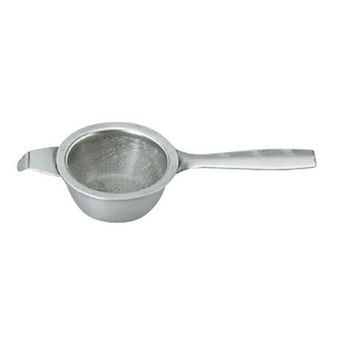 Tea Strainer & Drip Bowl Stainless Steel 140mm