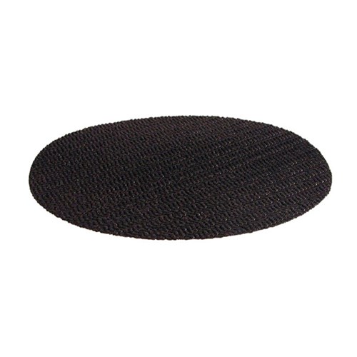 Non-Slip Mesh Round Bar Tray Mat Black 260mm 