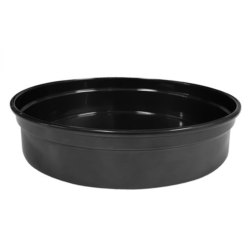 Aluminium Round Bar Tray Black 240mm