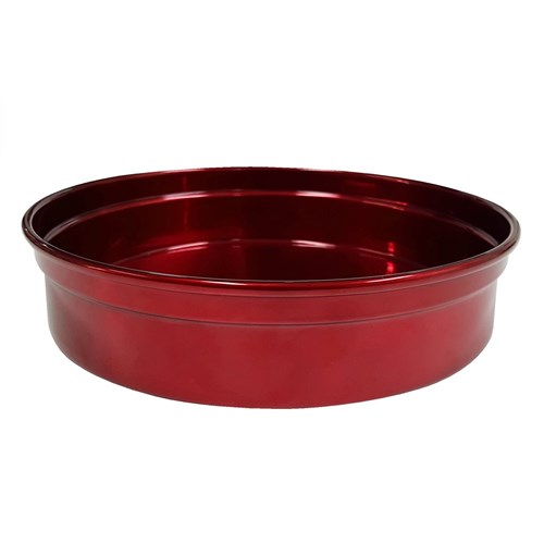 Aluminium Round Bar Tray Red 240mm