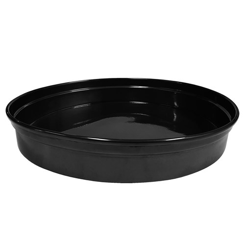 Aluminium Round Bar Tray Black 330mm