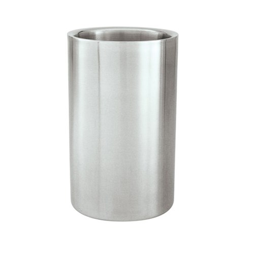 Insulated Wine Cooler Satin Stainless Steel 120mm