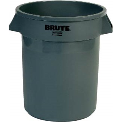 Bin Round 76L Grey P/Prop 584x460mm