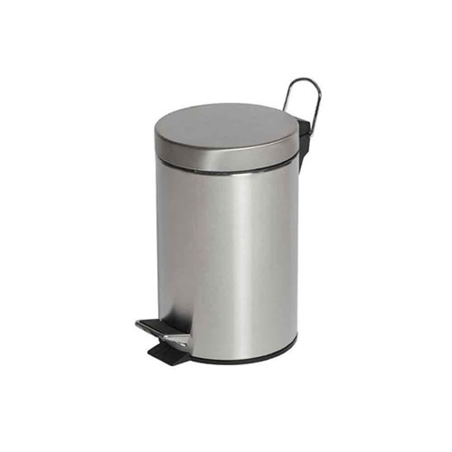 PEDAL BIN 3LT S/S RND 170X260MM (6)