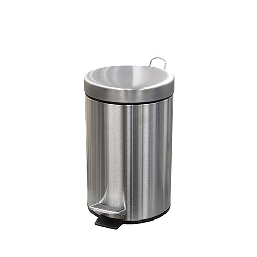 Pedal Bin Round Stainless Steel 5l