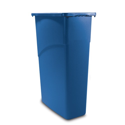 SLIM JIM BIN 60LT VENTED 500X280X630MM BLUE P/PROP (4)