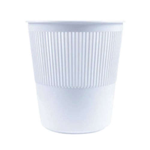 Plastic Bin Tidy Round White 10l