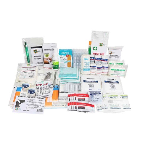 First Aid Kit Standard Work Place Plastic Portable