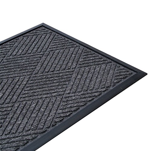 Diamond Prestige Outdoor Mat Charcoal 1200x1800mm 