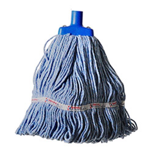 Kleaning Essentials Flat Cotton Hospital Mop Head Blue 350Gm