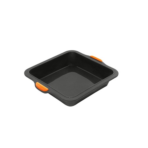 Cake Pan Silicone Square Grey 200x200x50mm