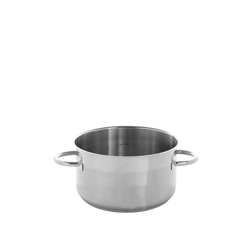 Pro.Cooker Low Casserole 400X155mm 19.4Lt S/S No Lid(2)