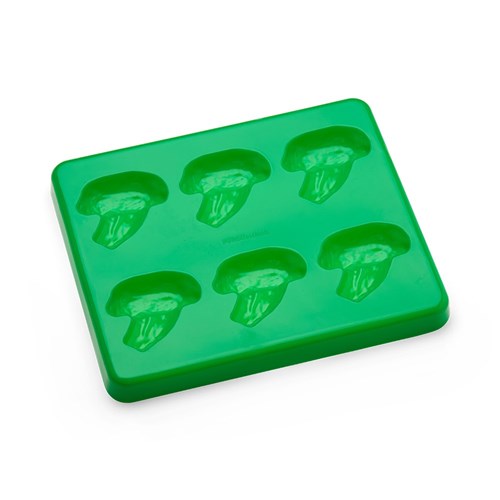 Broccoli Silicone Food Mould & Lid 6 Portion Green