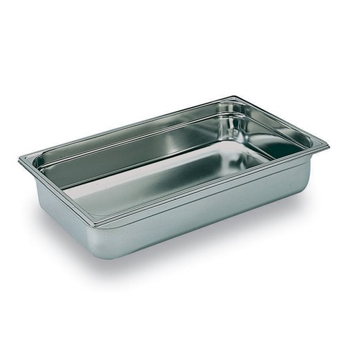 GASTRONORM PAN 1/1 SIZE 100MM 530X325MM S/S