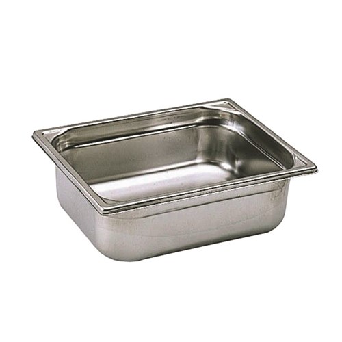 GASTRONORM PAN 1/2 SIZE 100MM 325X265MM S/S