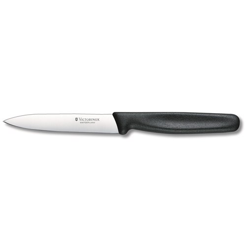 Victorinox Paring Knife 100Mm Point Tip Blk Nylon Hdl (20)