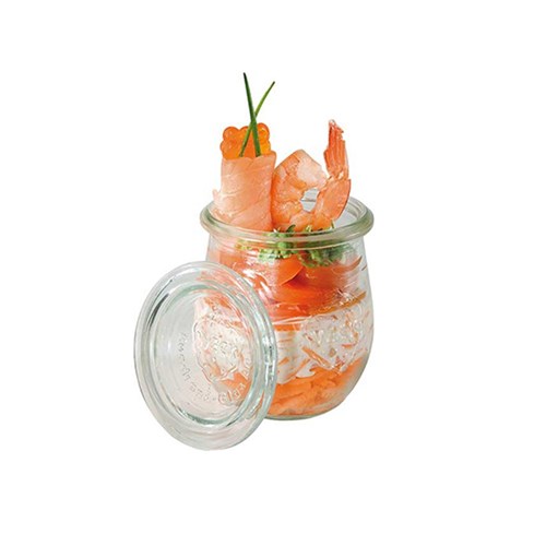 Weck Tulip Glass Jar