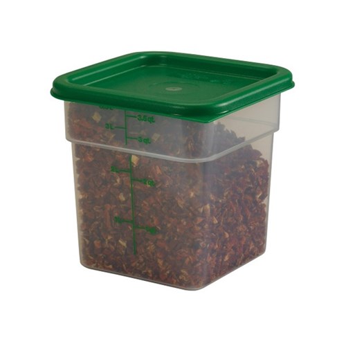 Storage Container Square 3.8L Translucent Cambro