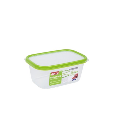 Match-Ups Basics Oblong Container Green 1.5L