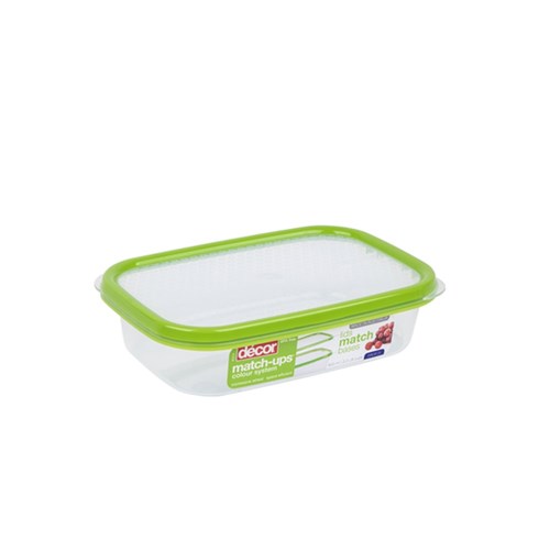 Match-Ups Basics Oblong Container Green 800ml