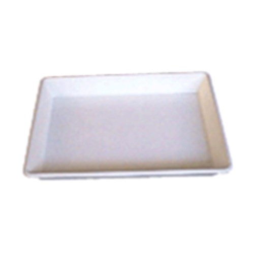 White Plastic Solid Storage Tray