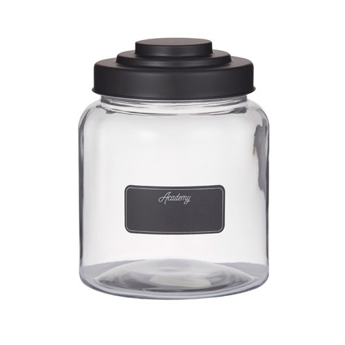 2.6L Display Jar Glass with Blackboard Label