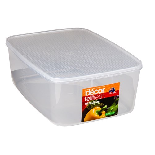 TELLFRESH RECT CONTAINER 10LT 373X270X135MM (4)