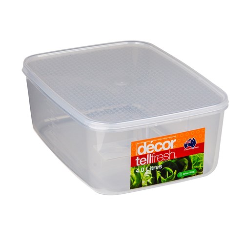 TELLFRESH RECT CONTAINER 4LT 275X203X105MM (6)