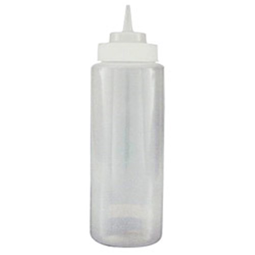 Squeeze Bottle 1Lt Wide Mouth Clr (12)