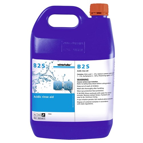 Glass & Dishwashing Rinse Aid B2S 5L