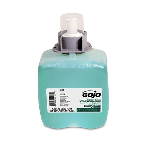 HAIR & BODYWASH GOJO LUXURY FOAM 1250ML GREEN (3)